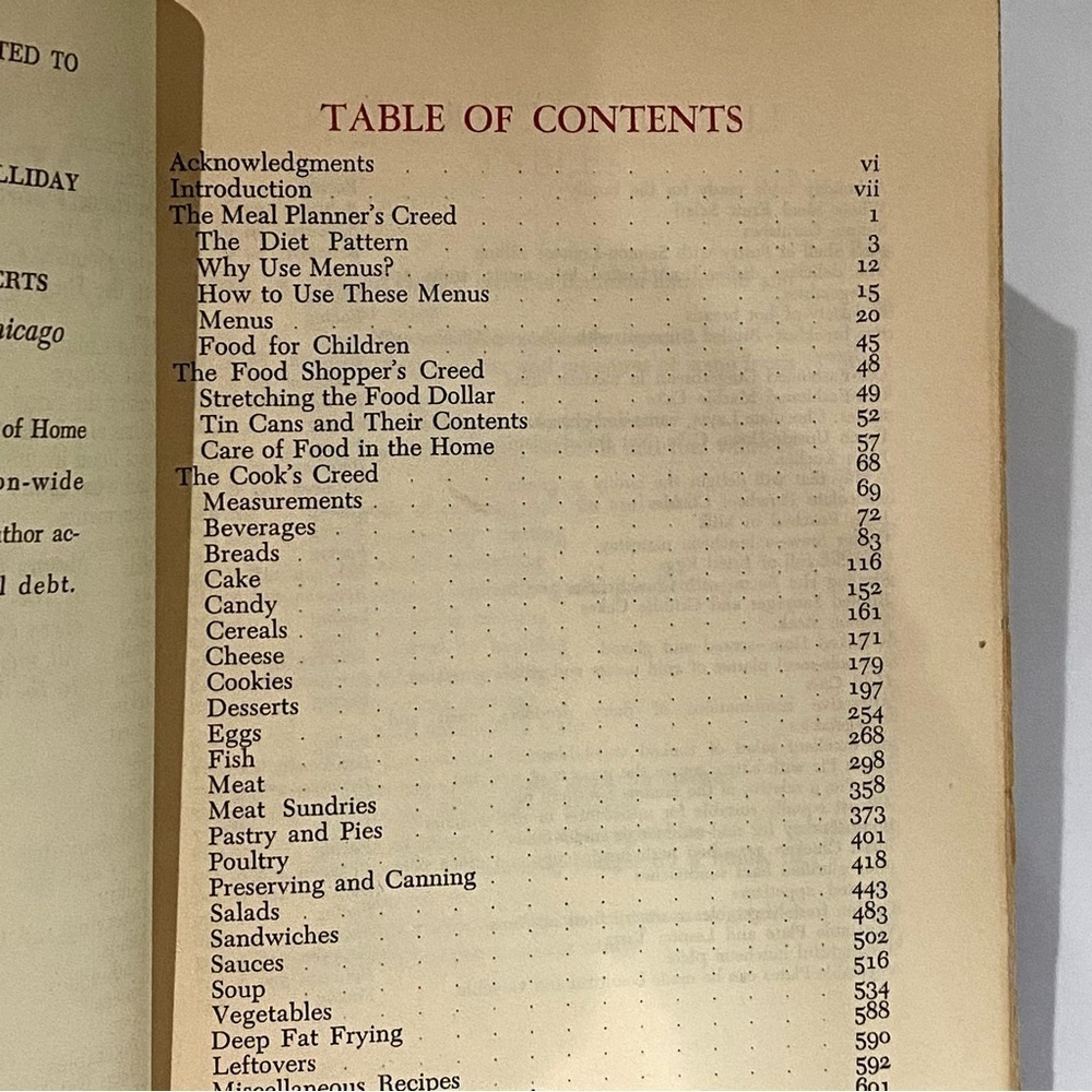 1953 The Modern Family cookbook by Meta Given - Picture 8 of 12